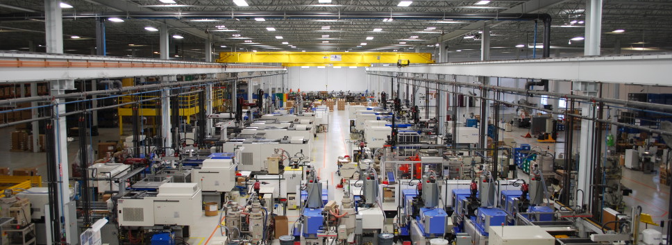 Interior of the Midwest Molding manufacturing facility